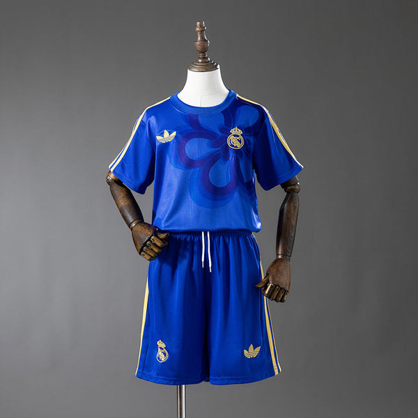 Camiseta + Short Real Madrid Cultural Story Azul 25/26 Niños