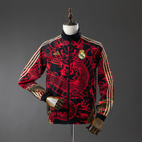 Cortavientos Reversible Real Madrid Rojo - Heiss Adultos