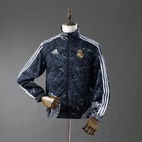 Cortavientos Reversible Real Madrid Negro - Black Dragon Adultos