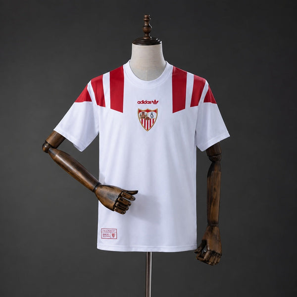 Camiseta Sevilla EQT Retro Blanca 26/27 Adultos