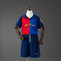 Camiseta + Short FC Barcelona 100th Aniversario Retro Niños