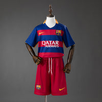 Camiseta + Short FC Barcelona Local 2015/2016 Niños