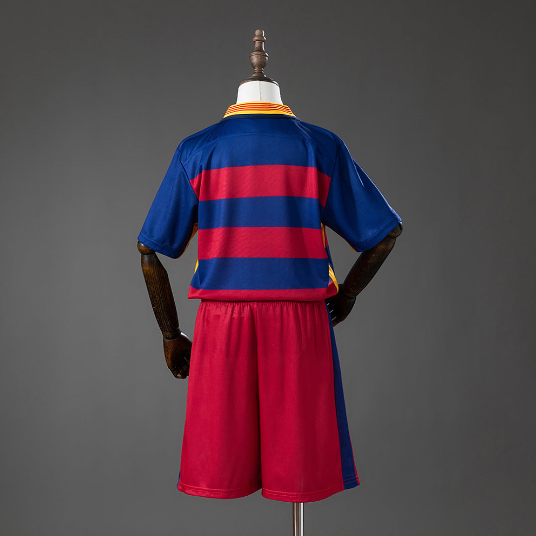 Camiseta + Short FC Barcelona Local 2015/2016 Niños