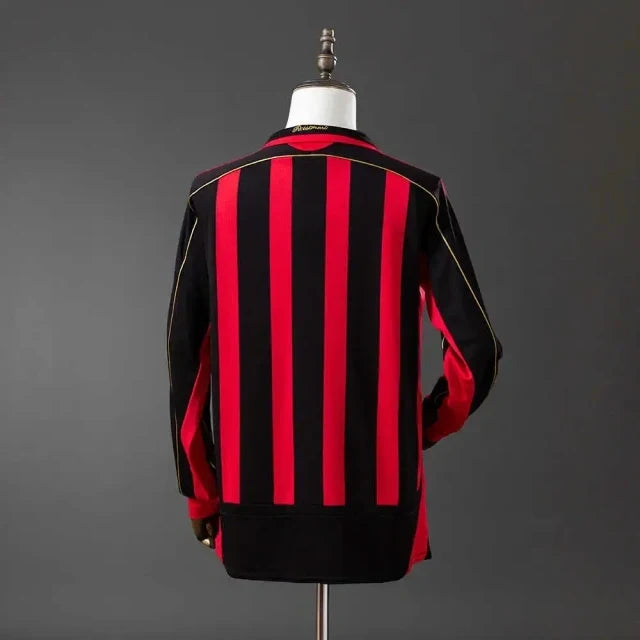 Camiseta AC Milan Local Manga Larga 2006/07 Adultos