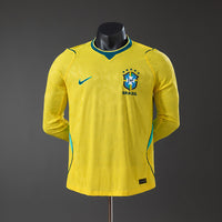 Camiseta Brasil Local 26/27 Adultos Manga Larga [PLAYER VERSION]