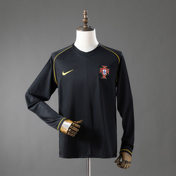 Camiseta Portugal Visitante Manga Larga 2006 Adultos