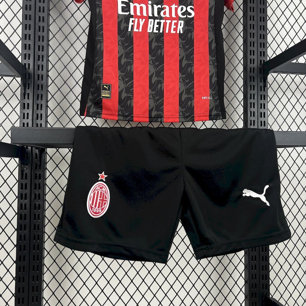 Camiseta + Short AC Milan 25/26 Niños