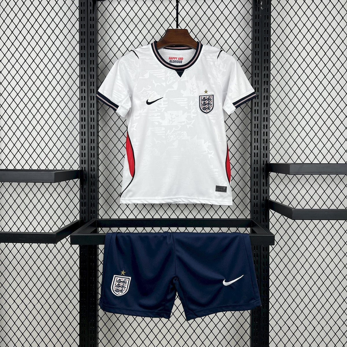 Camiseta + Short Inglaterra 26/27 Niños