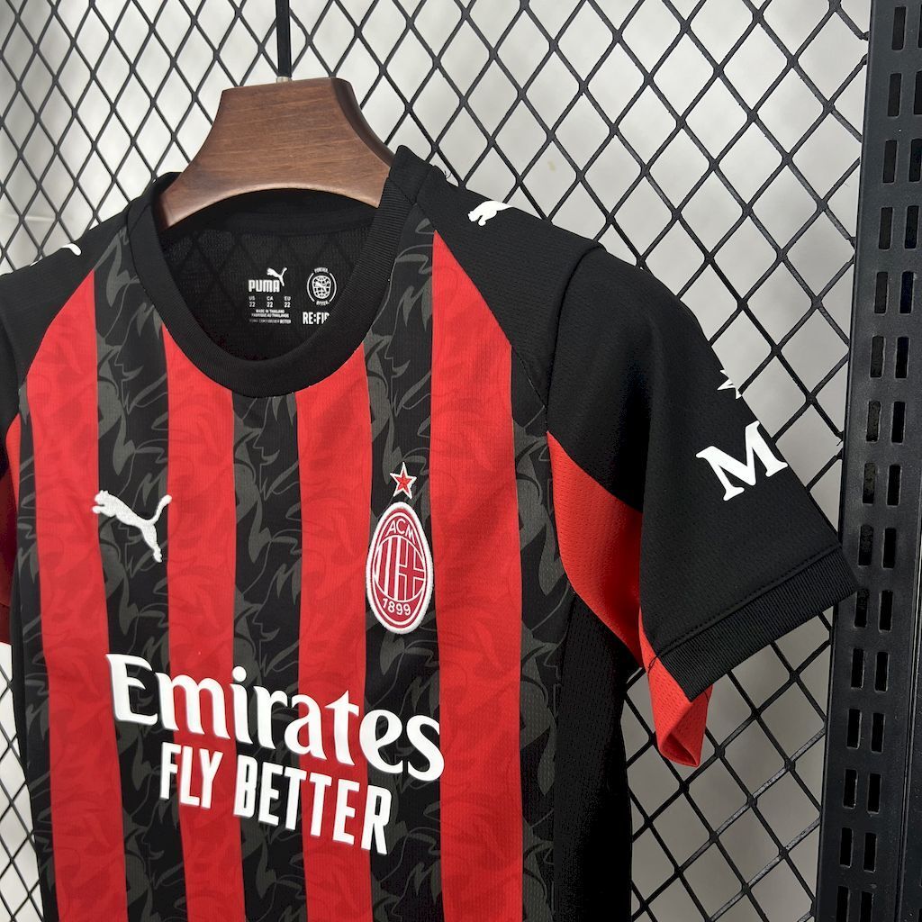 Camiseta + Short AC Milan 25/26 Niños