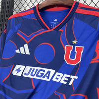 Camiseta Universidad de Chile Local 25/26 Adultos Manga Larga
