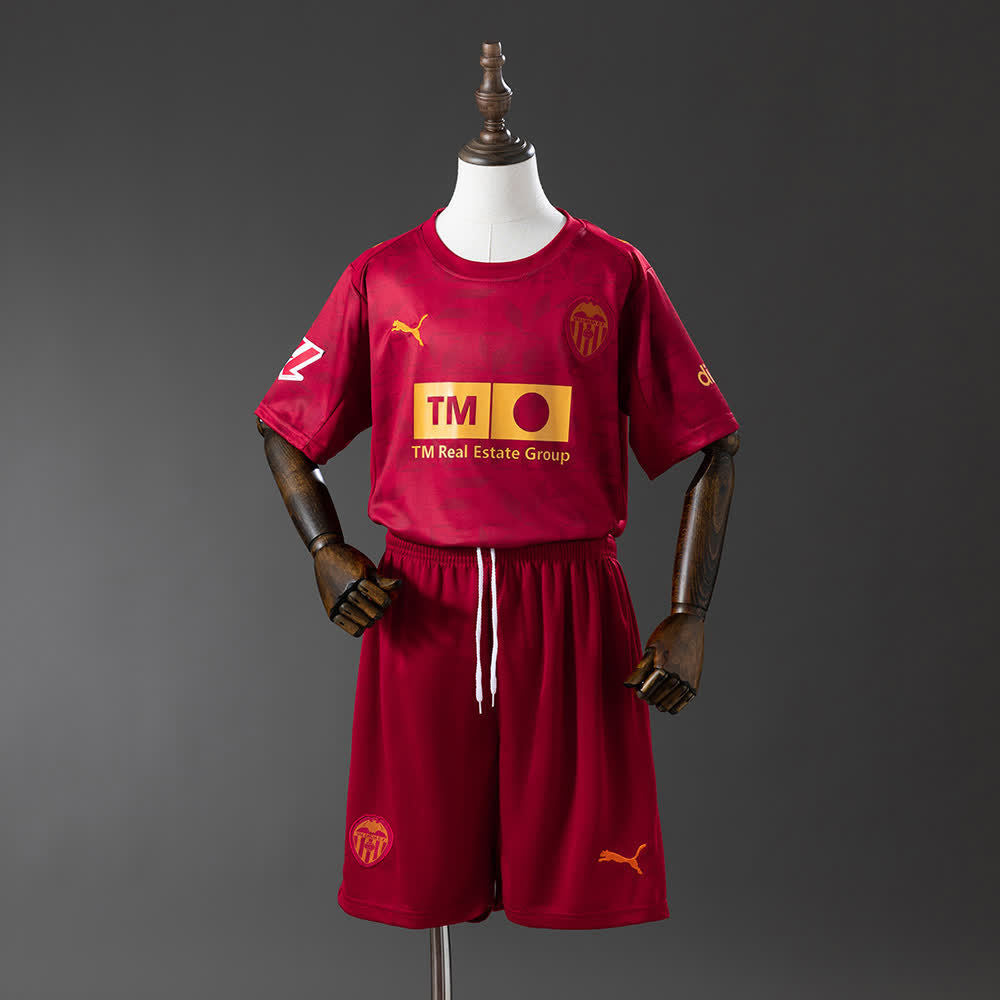 Camiseta + Short Valencia Visitante 25/26 Niños