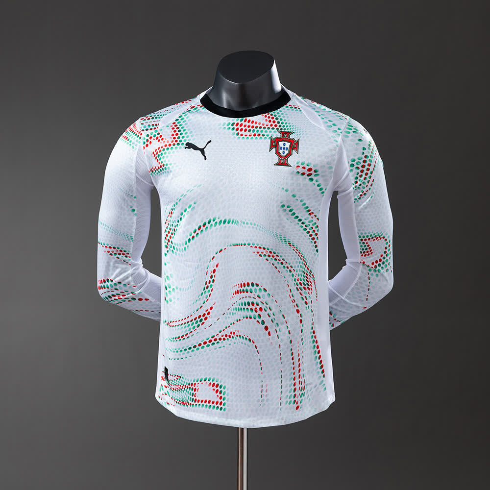 Camiseta Portugal Visitante Manga Larga 2025 Adultos [PLAYER VERSION]