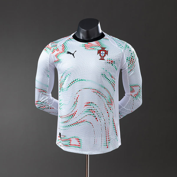 Camiseta Portugal Visitante Manga Larga 2025 Adultos [PLAYER VERSION]