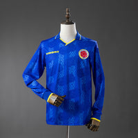 Camiseta Colombia Visitante Manga Larga 1994 Adultos