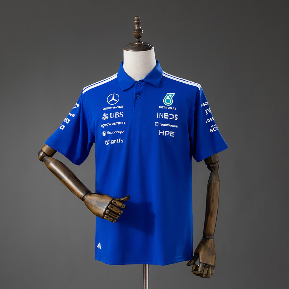 Polo Mercedes-AMG Petronas F1 Azul 2026 Adultos