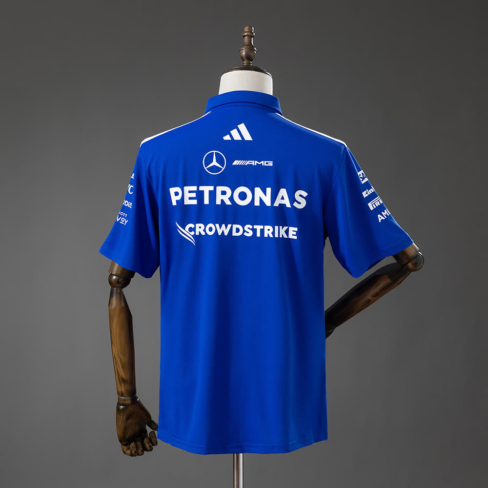 Polo Mercedes-AMG Petronas F1 Azul 2026 Adultos