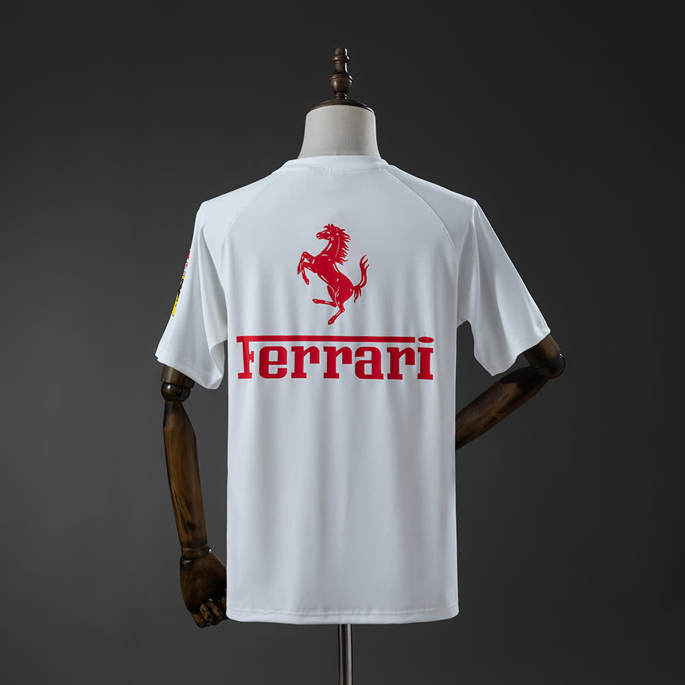 Camiseta Scuderia Ferrari F1 Blanco 2025 Adultos