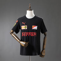 Camiseta Scuderia Ferrari F1 Negro 2025 Adultos