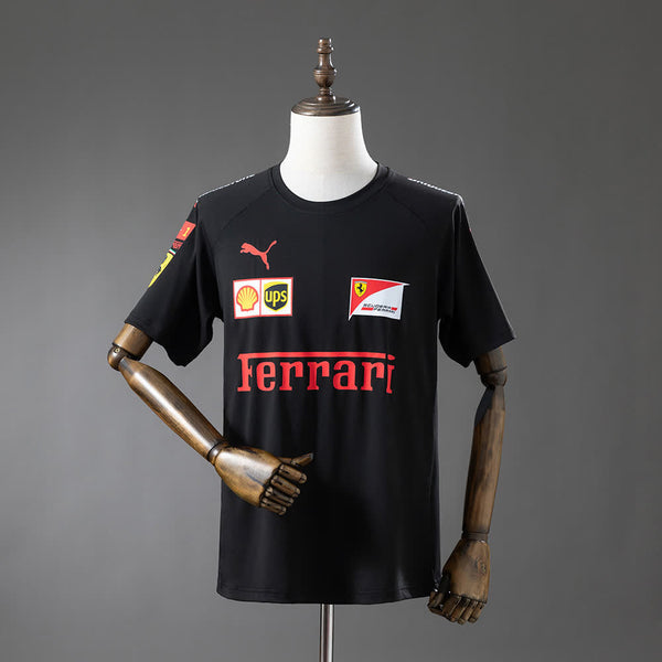 Camiseta Scuderia Ferrari F1 Negro 2025 Adultos