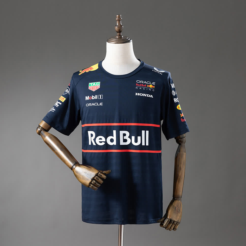 Camiseta Oracle Red Bull Racing F1 Azul Marino 2025 Adultos
