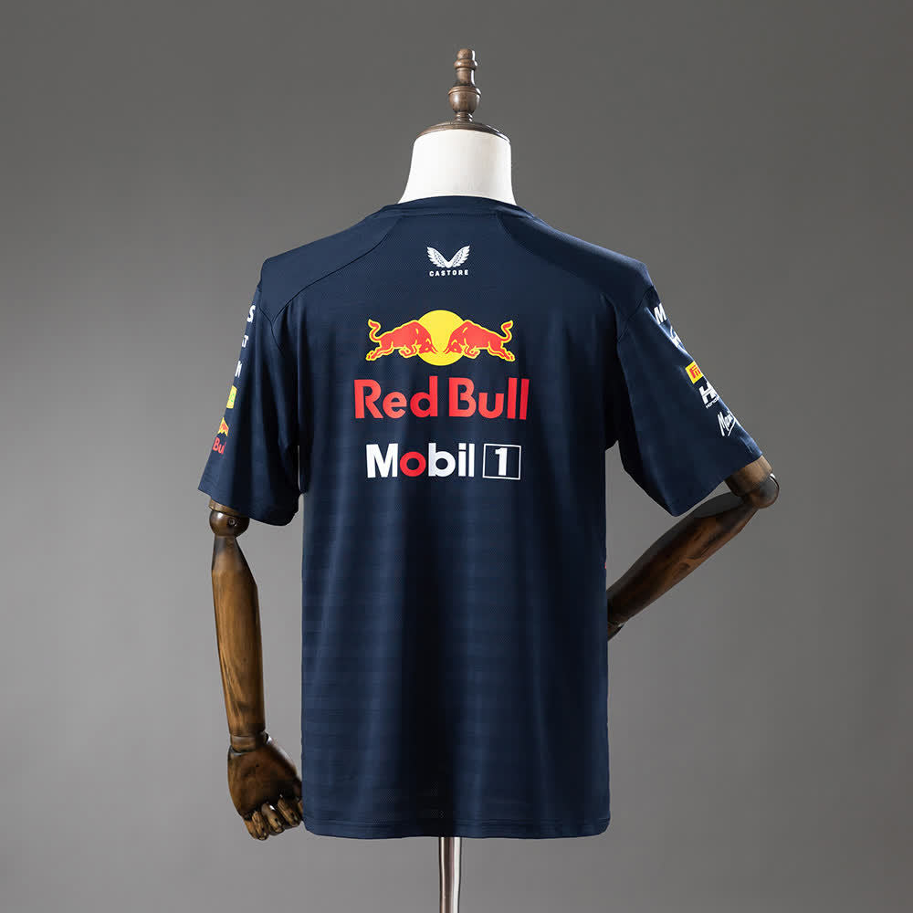 Camiseta Oracle Red Bull Racing F1 Azul Marino 2025 Adultos