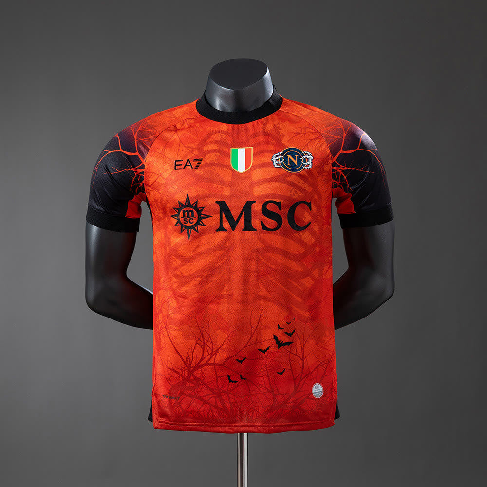 Camiseta Napoli Halloween Naranja 25/26 Adultos [PLAYER VERSION]