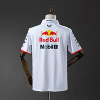 Polo Oracle Red Bull Racing F1 Blanco 2025 Adultos