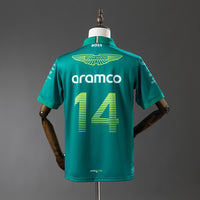 Polo Aston Martin Aramco F1 Verde 2025 Adultos