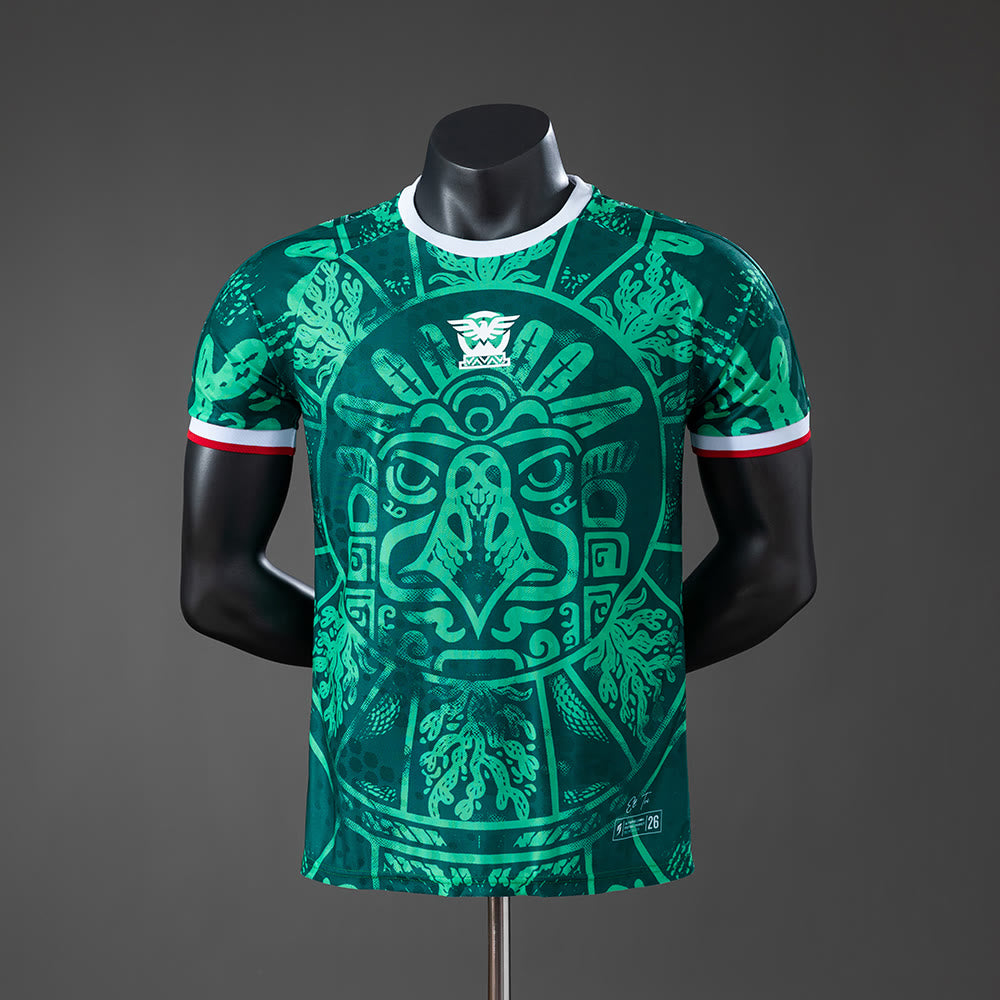 Camiseta México Edición Especial Azteca 2026 Adultos [PLAYER VERSION]