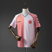 Camiseta Dinamarca Visitante 1986 Adultos