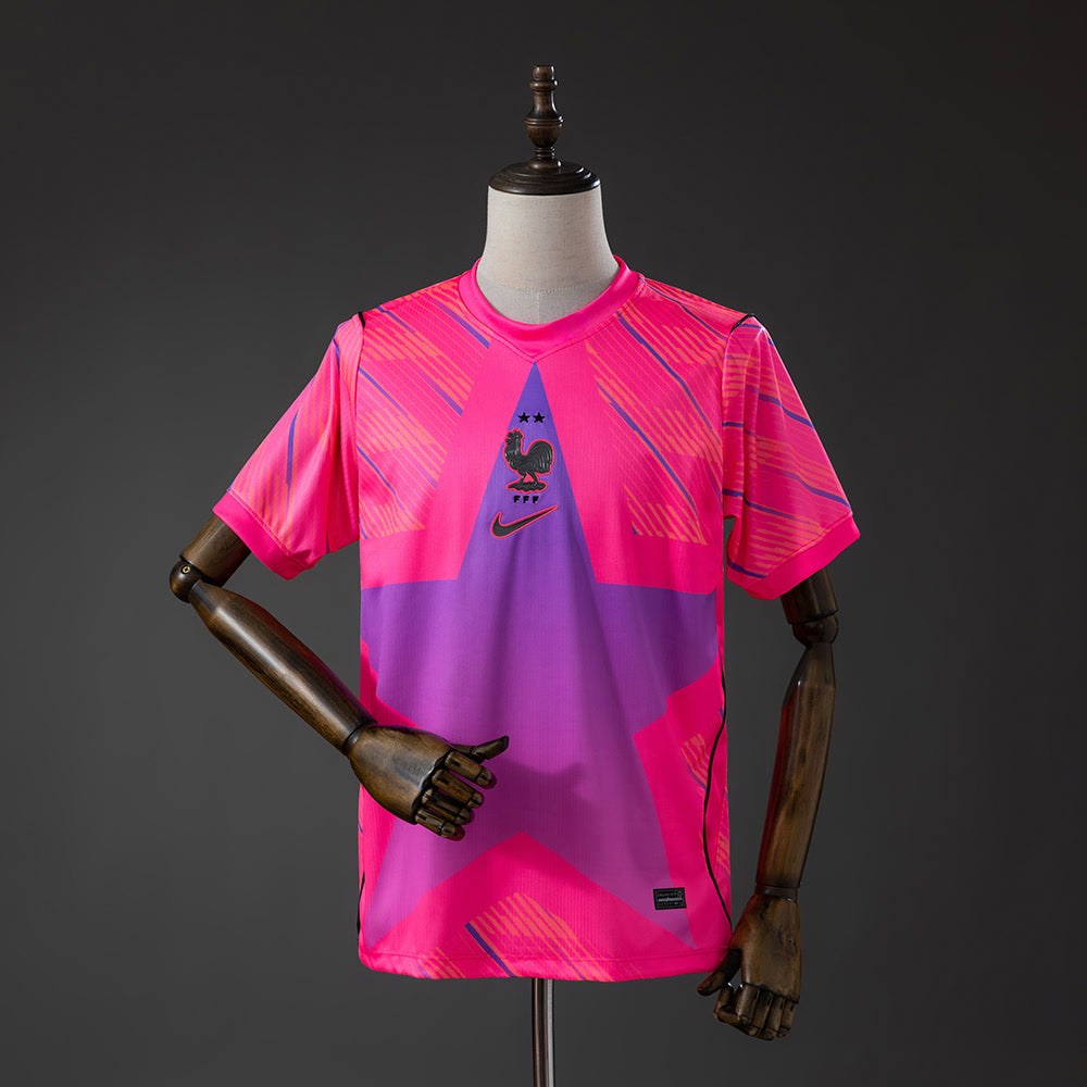 Camiseta Francia Portero Rosa 2026 Adultos