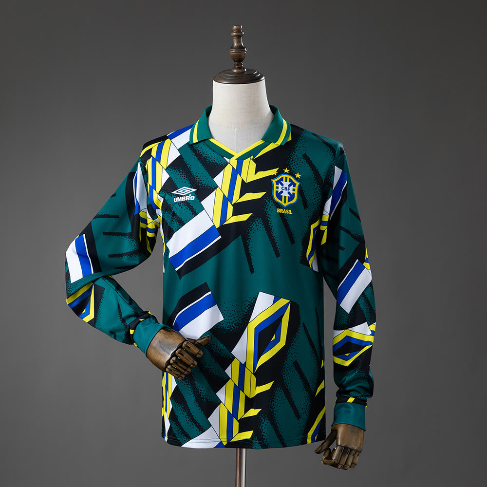 Camiseta Brasil Portero Manga Larga 96/97 Adultos