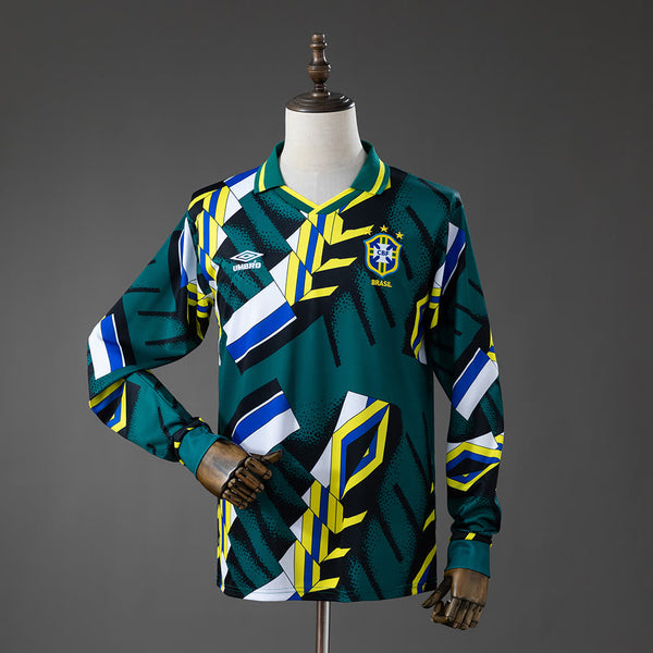 Camiseta Brasil Portero Manga Larga 96/97 Adultos