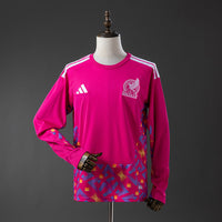 Camiseta México Portero Rosa Manga Larga 26/27 Adultos