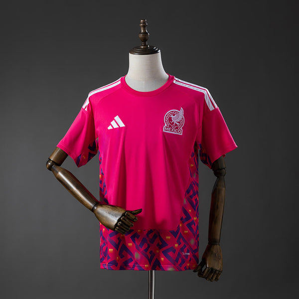 Camiseta México Portero Rosa 2026 Adultos