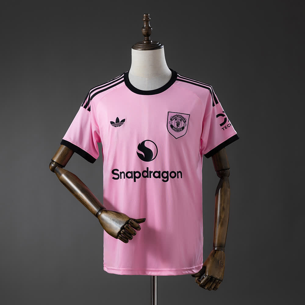 Camiseta Manchester United Portero Rosa 25/26 Adultos