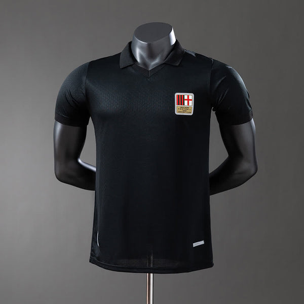 Camiseta AC Milan 125 Aniversario Negra Adultos [PLAYER VERSION]