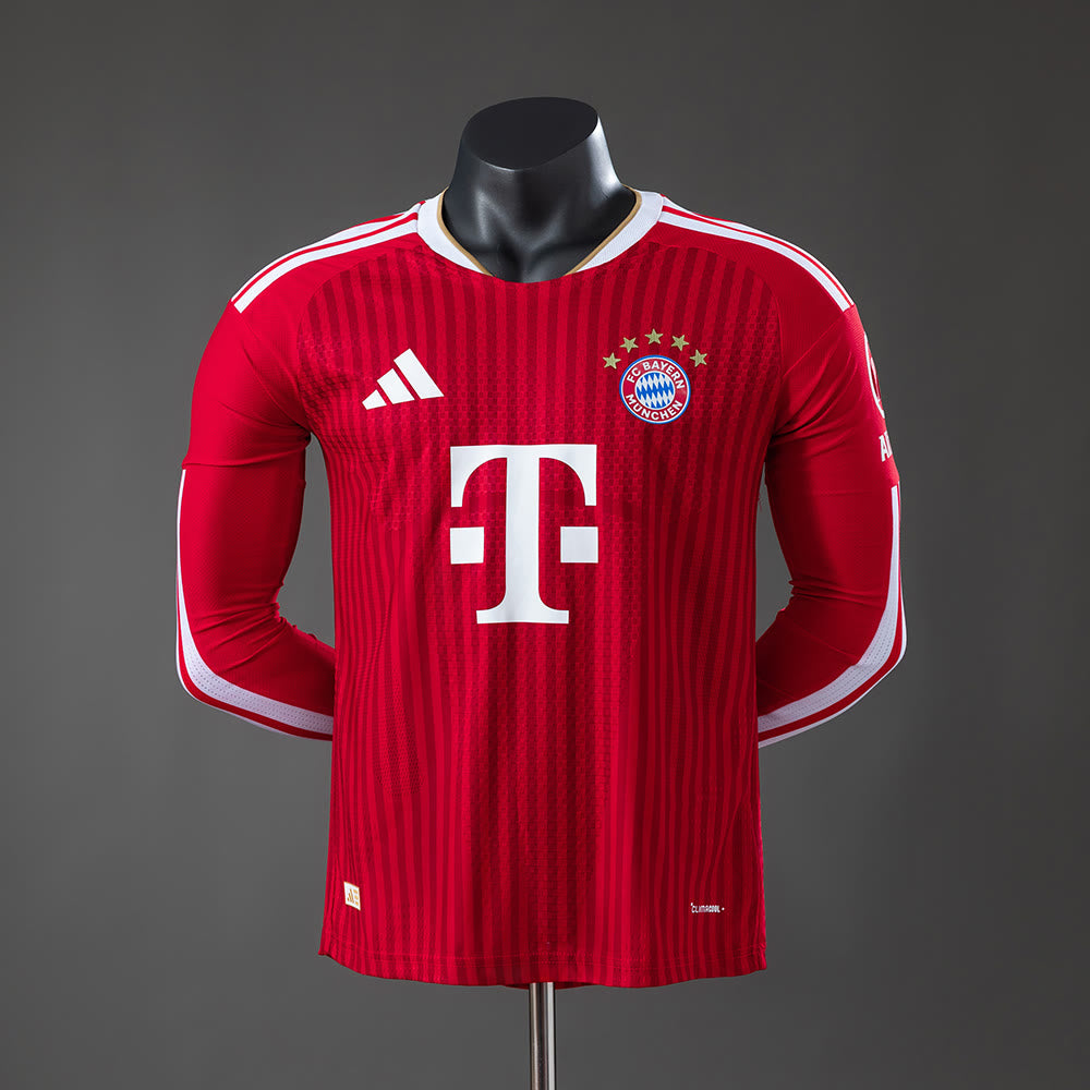 Camiseta Bayern Múnich Local Manga Larga 26/27 Adultos [PLAYER VERSION]