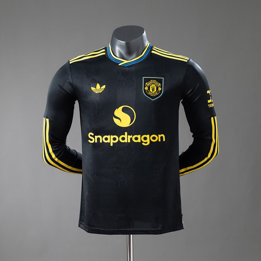 Camiseta Manchester United Tercera Manga Larga 25/26 Adultos [PLAYER VERSION]