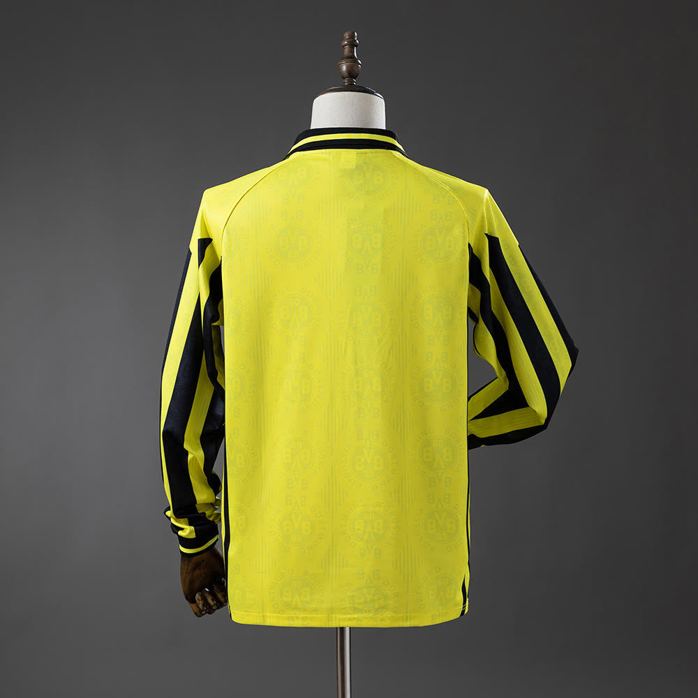 Camiseta Borussia Dortmund Local Manga Larga 96/97 Adultos