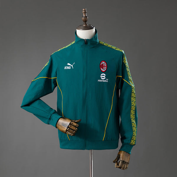 Cortavientos AC Milan Verde 2026 Adultos