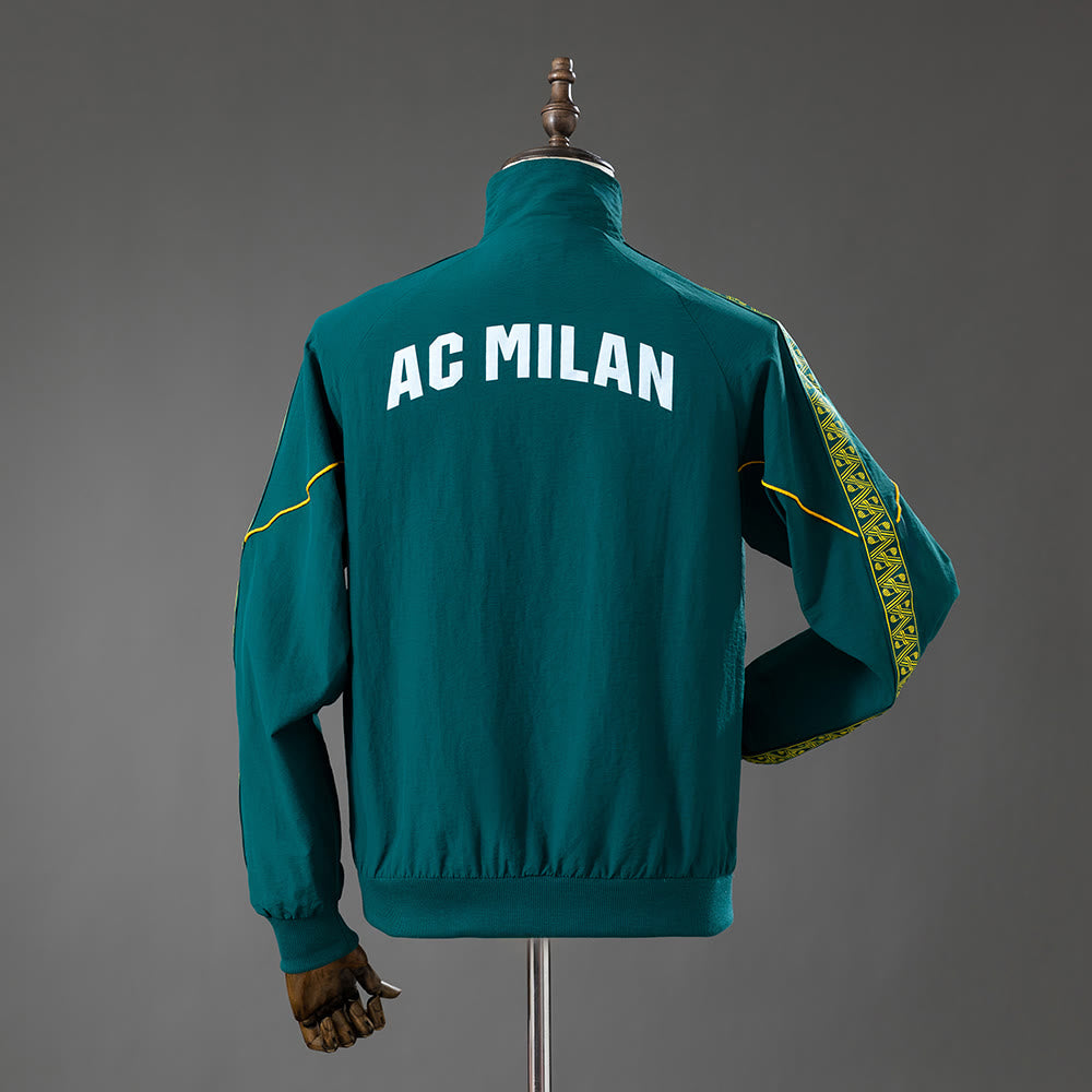 Cortavientos AC Milan Verde 2026 Adultos