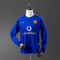 Camiseta Manchester United Tercera Manga Larga 02/03 Adultos