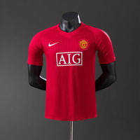Camiseta Manchester United Local 07/08 Adultos [PLAYER VERSION]