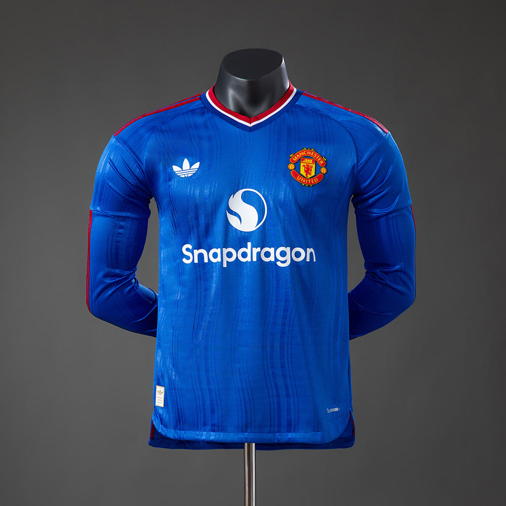 Camiseta Manchester United Tercera Manga Larga 26/27 Adultos [PLAYER VERSION]