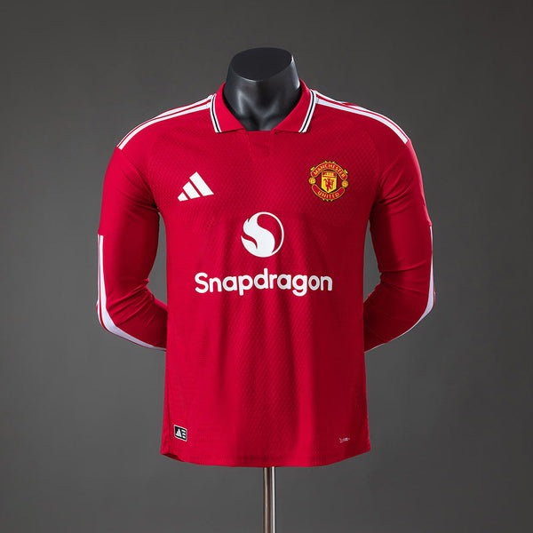 Camiseta Manchester United Local Manga Larga 26/27 Adultos [PLAYER VERSION]
