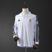 Camiseta Real Madrid Local Manga Larga 02/03 Adultos