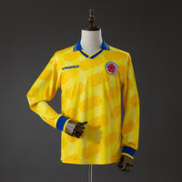 Camiseta Colombia Local Manga Larga 1994 Adultos