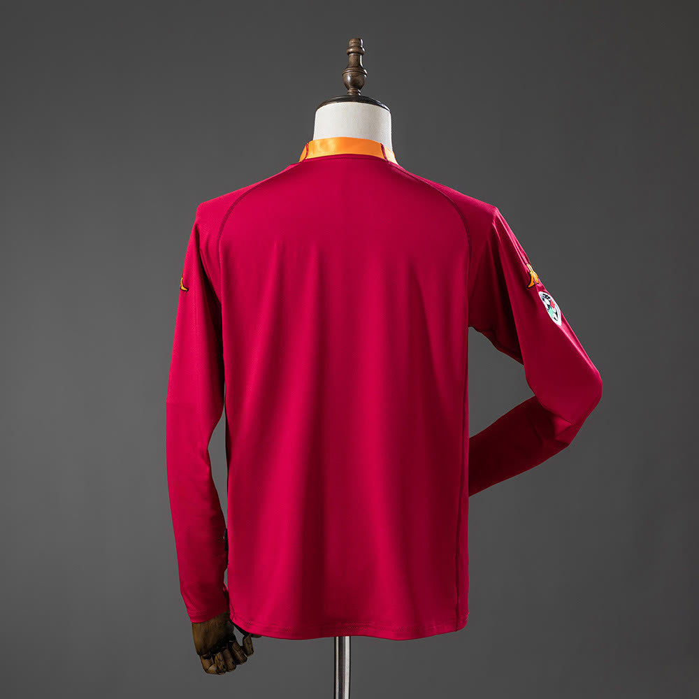 Camiseta Roma Local Manga Larga 00/01 Adultos
