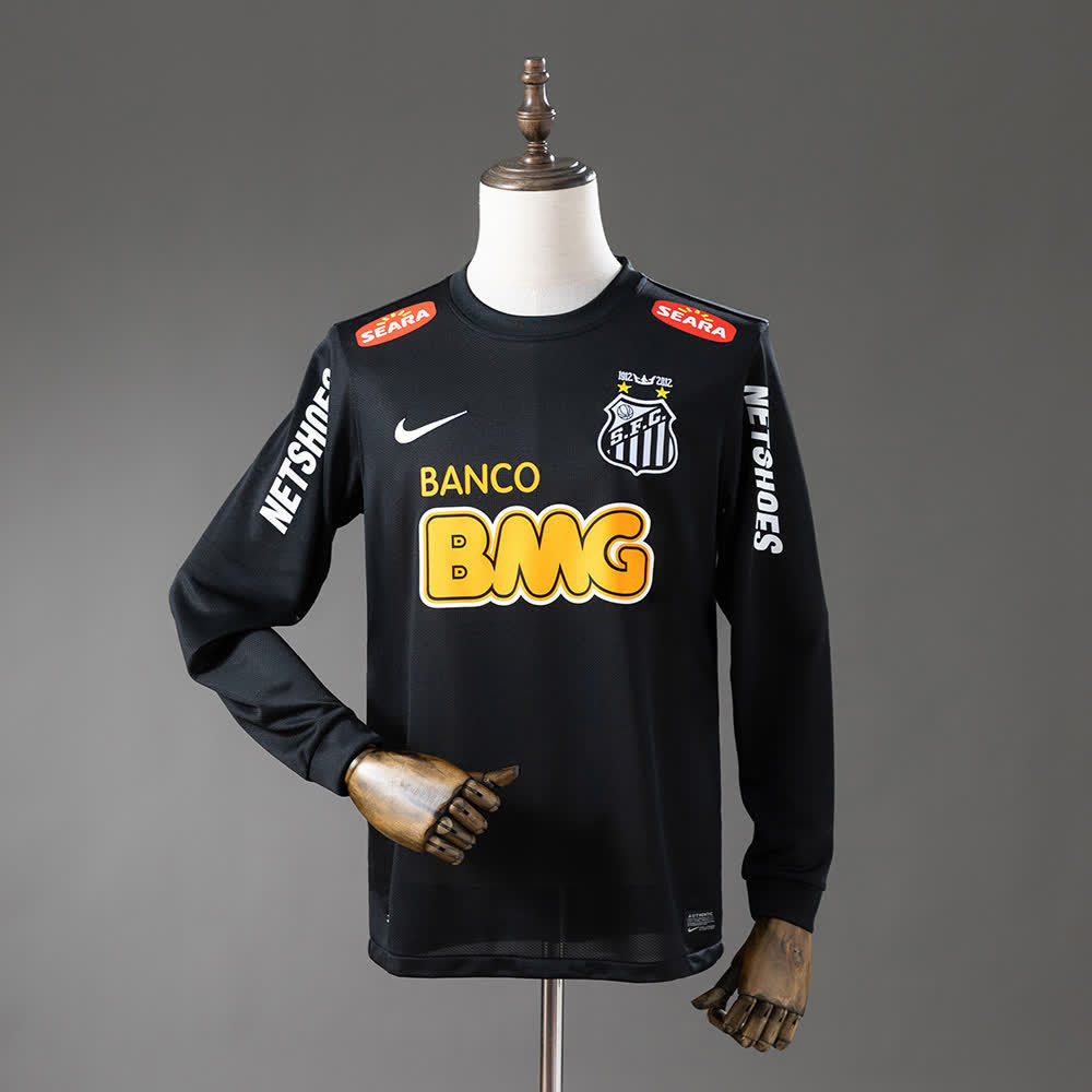 Camiseta Santos Visitante Manga Larga 12/13 Adultos